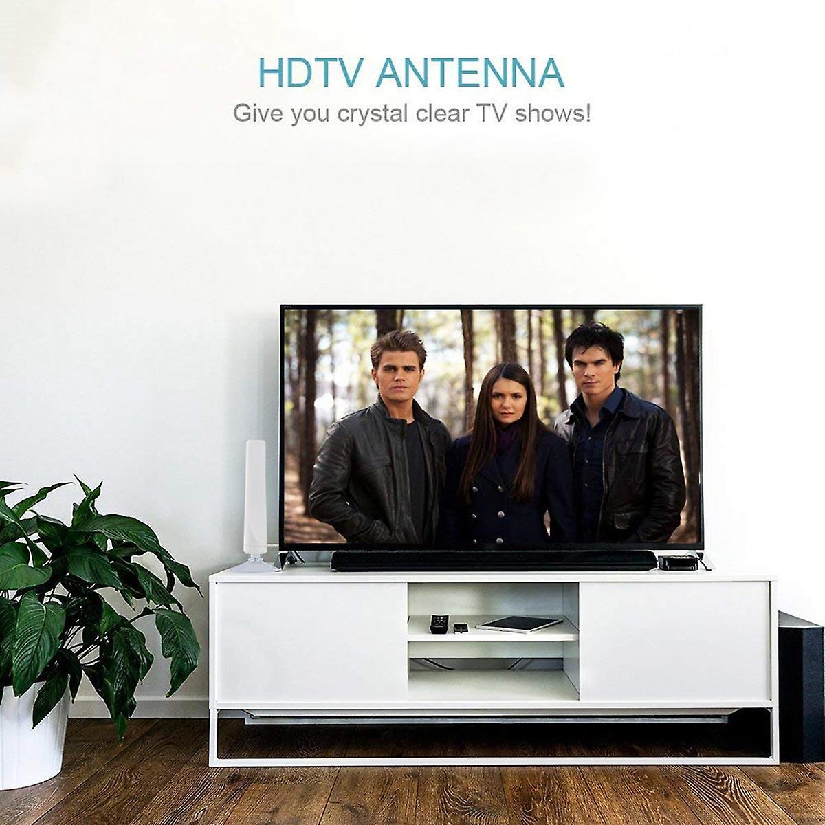 Indoor Digital Hdtv Antenna Tv 50 Miles Range Radius Amplifier Dvb-t2