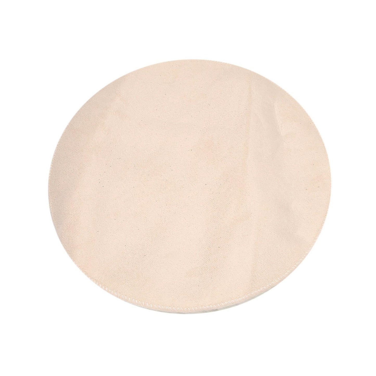 2x Faux Peau De Mouton En Laine Tapis 30 X 30 Cm Natte (rond Blanc)