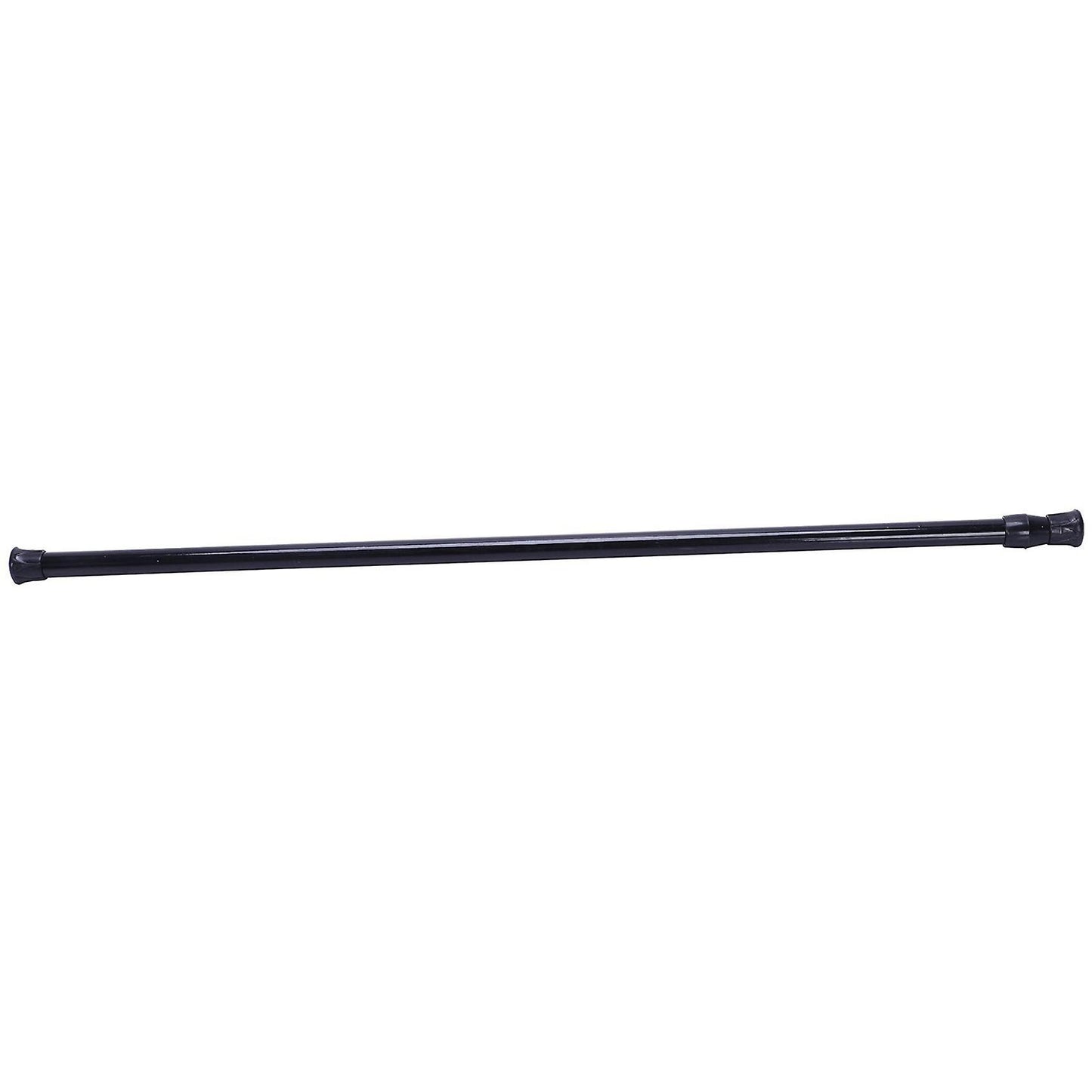 Telescopic Spring Tension Curtain Rail Pole Rods,55-90cm,black