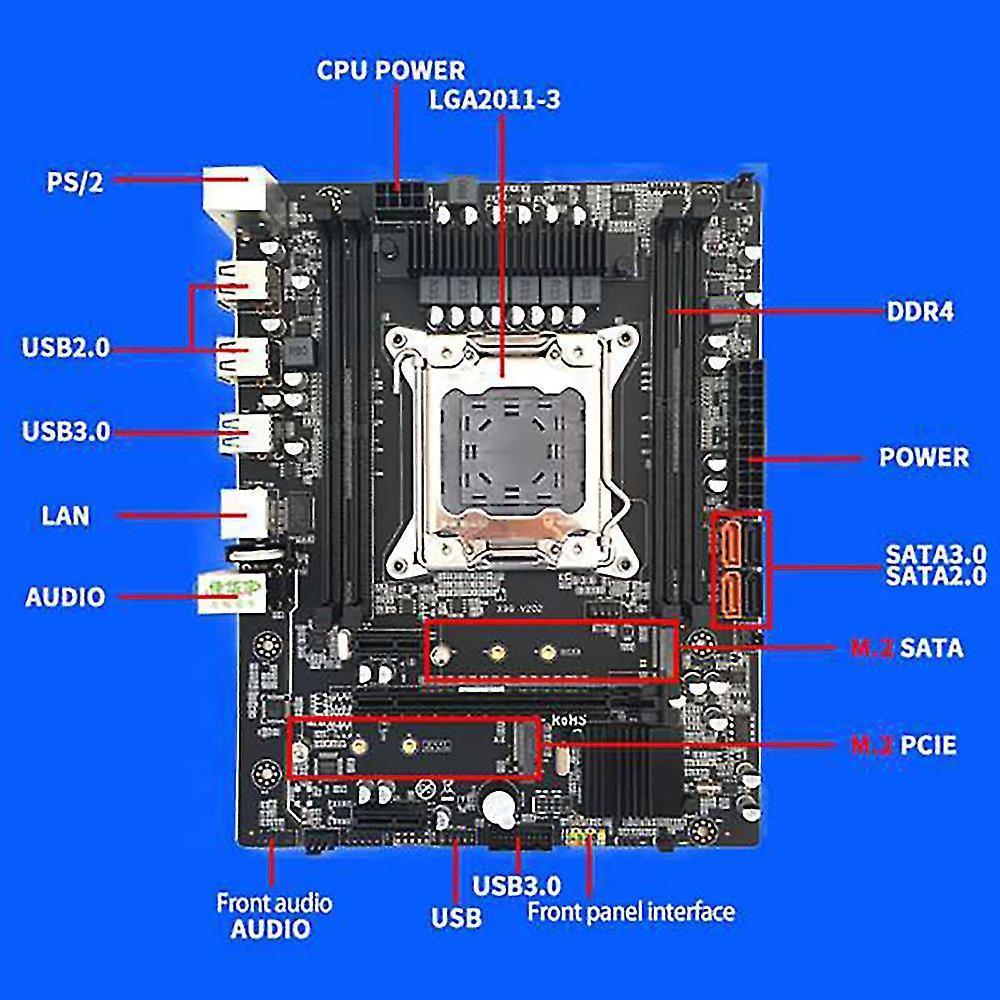 X99 Motherboard Set with E5 2620 Cpu+2x8g Ddr4 Ram+thermal Grease