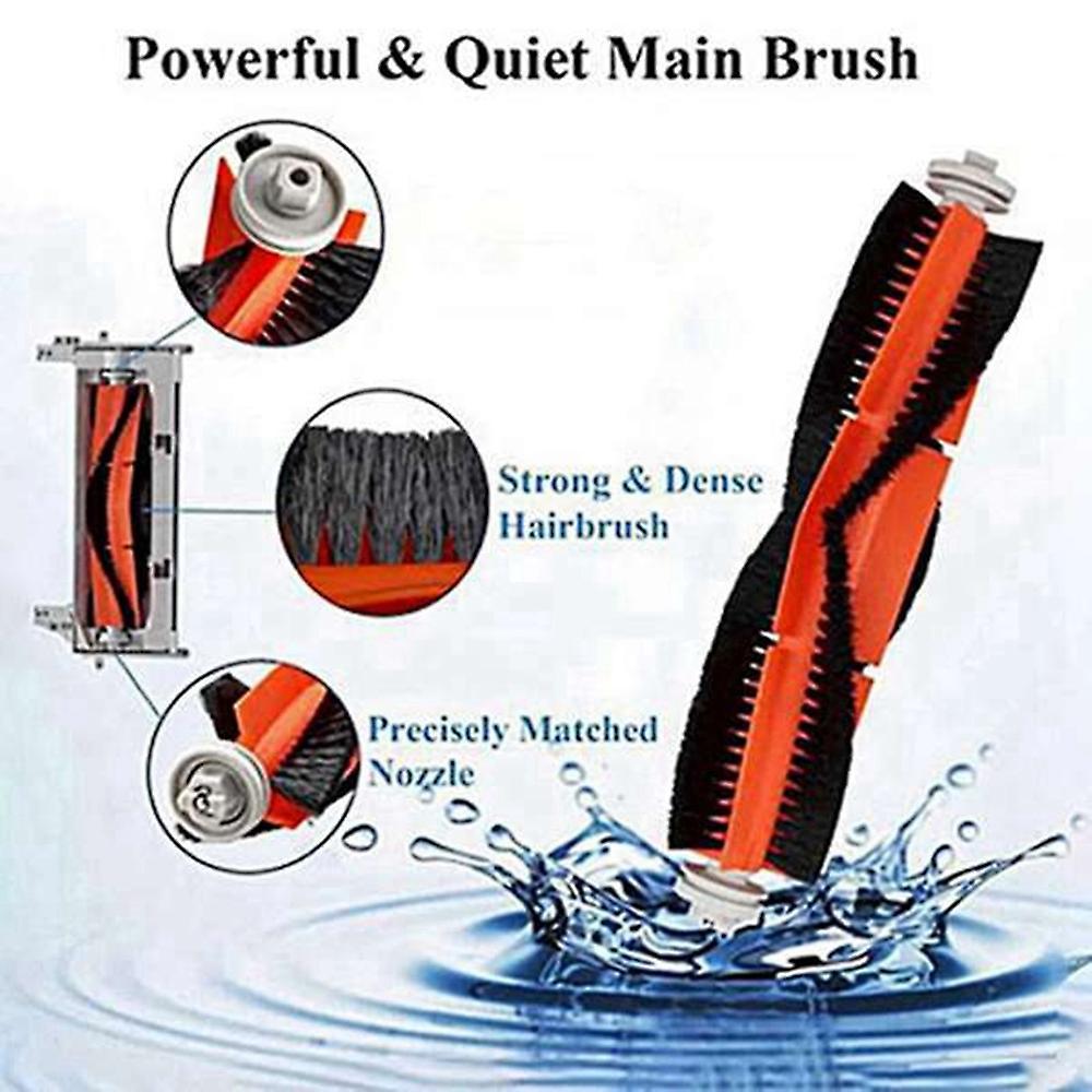 7pcs Detachable Main Side Brush Mop Cloth Hepa Filter for Xiaomi