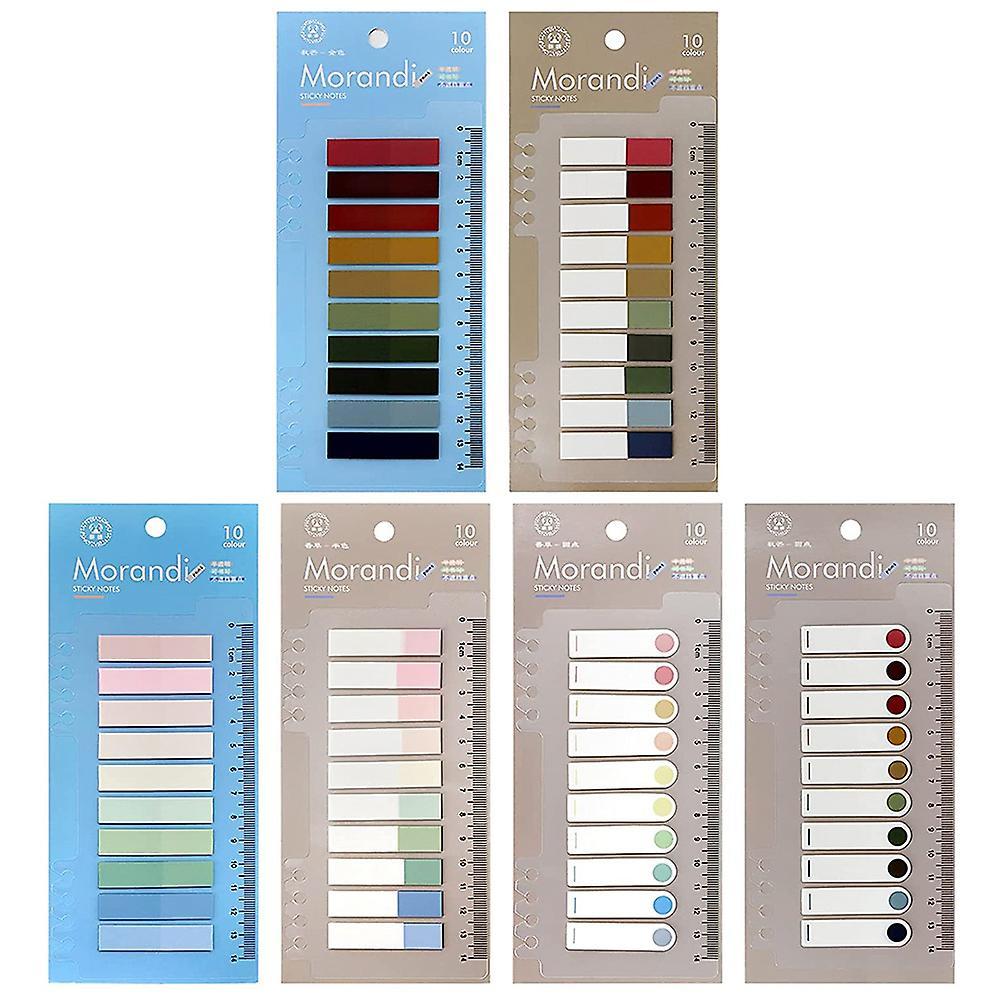1200 Pcs Sticky Index Label Signs, Page Marker Sticker Translucent