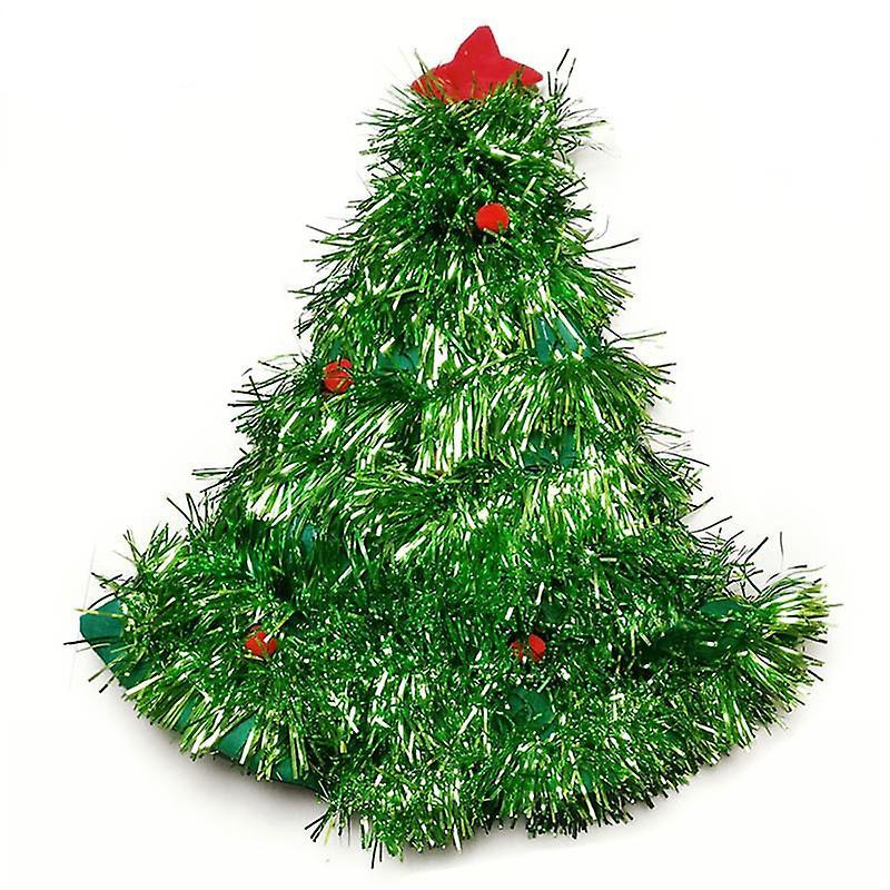Christmas Tree Hat On Headband Christmas Party Fancy Hat - Green