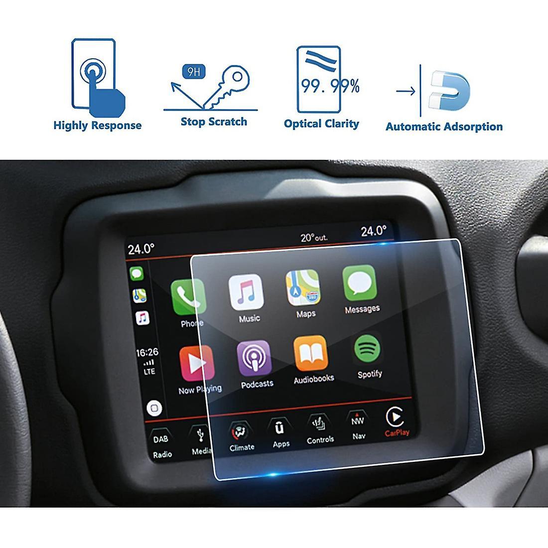 8.4 Inch Center Touch Screen Protector for 2018 2019 2020 Jeep
