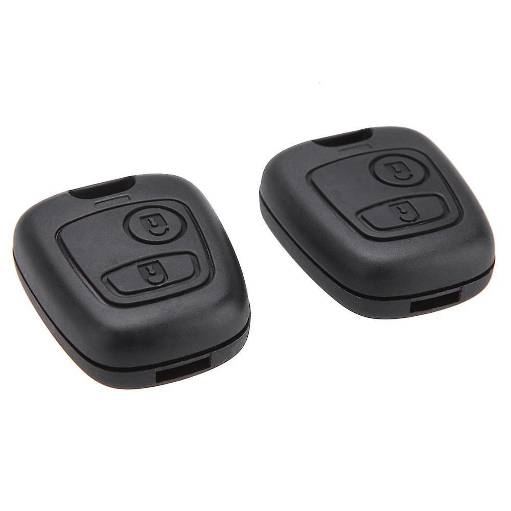 2pcs Remote Car Keyless Key Case Shell for Citroen