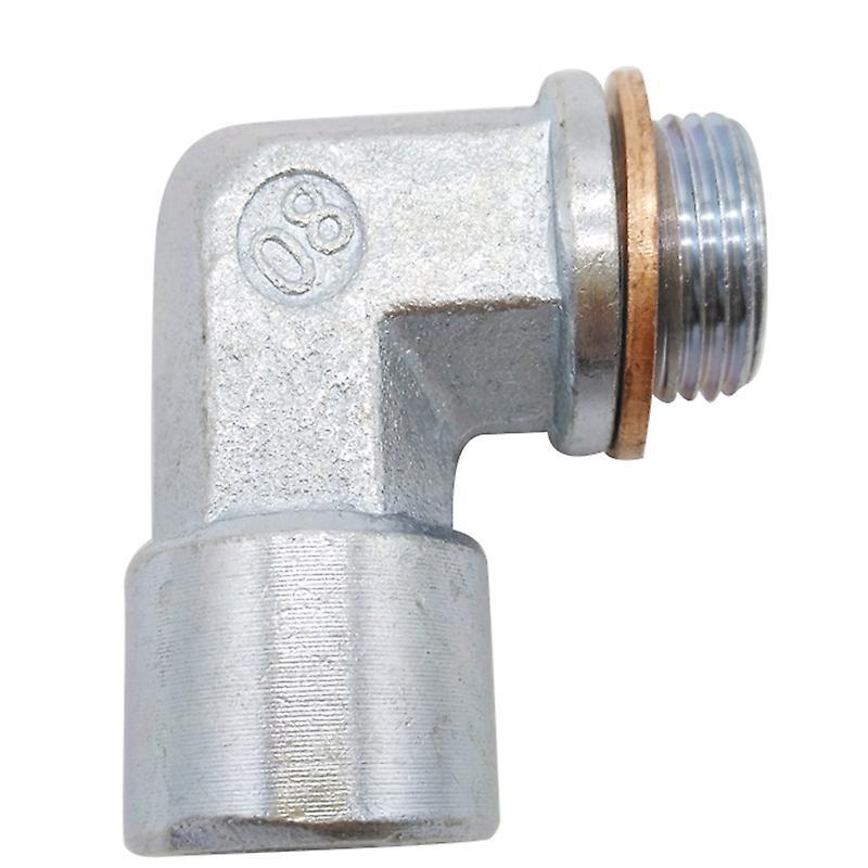 M18x1.5 O2 Oxygen Sensor Angled Extender Spacer 90 Degrees