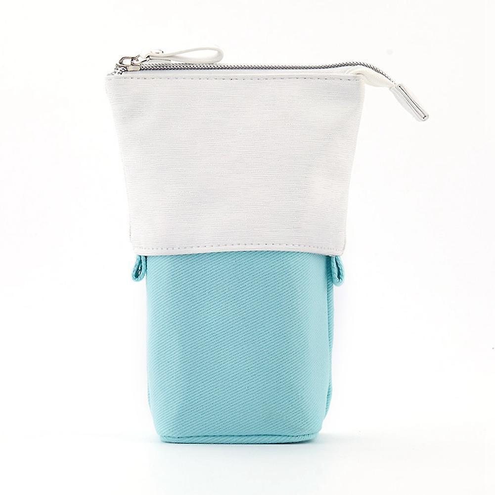 Telescopic Pop-up Pencil Bag Cosmetic Storage Bag for School Office,c