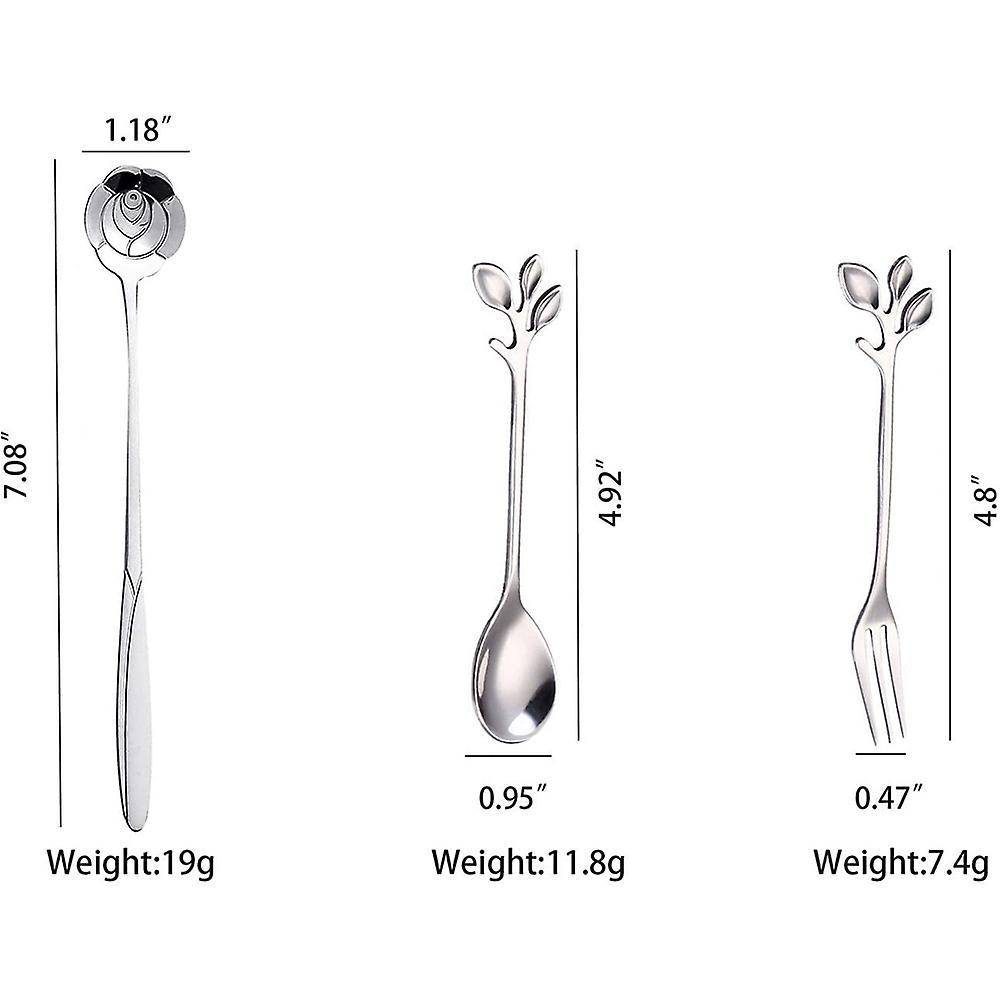 Coffee Spoon Appetizer Fork,creative Tableware Mixing Spoon