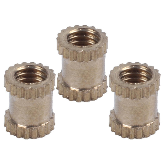 Injection Molding 3mm X 5mm X 4mm Fittings Knurl Thread Inserts 50pcs