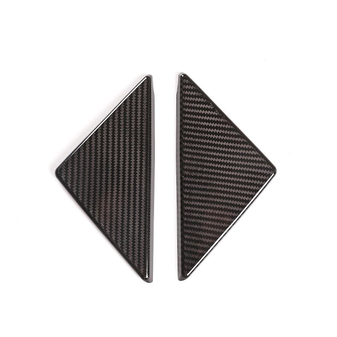Real Carbon Fiber Front Window Decoration Cover Fit for Ferrari- 458