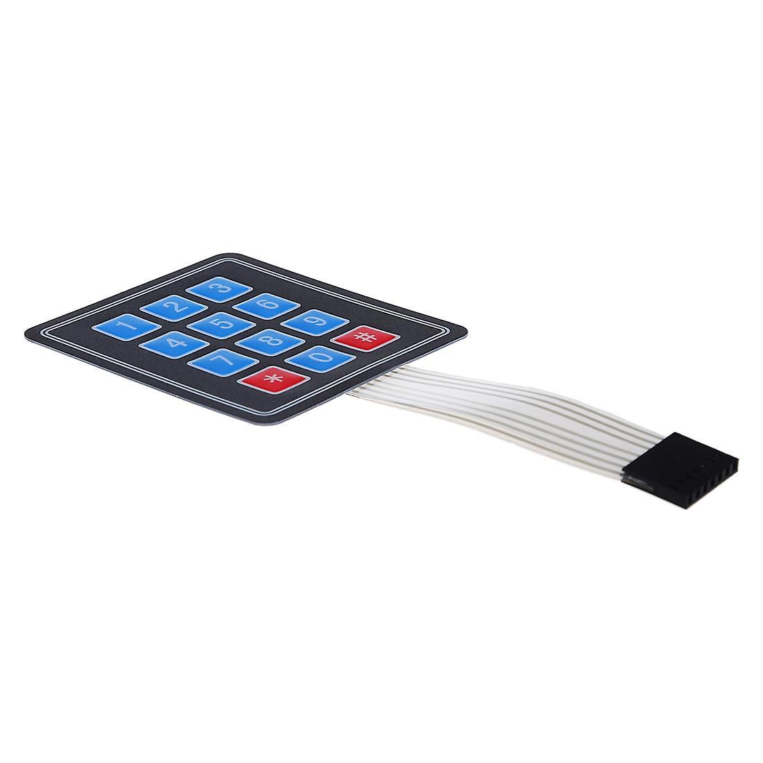 New 4 X3 12 Key Matrix Array Membrane Switch Keypad Keyboard for Arduino