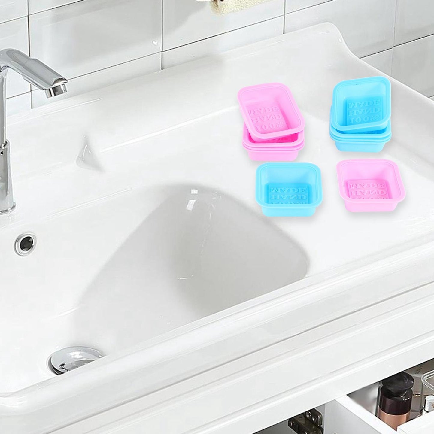 10pcs Diy 100% Hand Make English Word Multifunctional Soap Mold