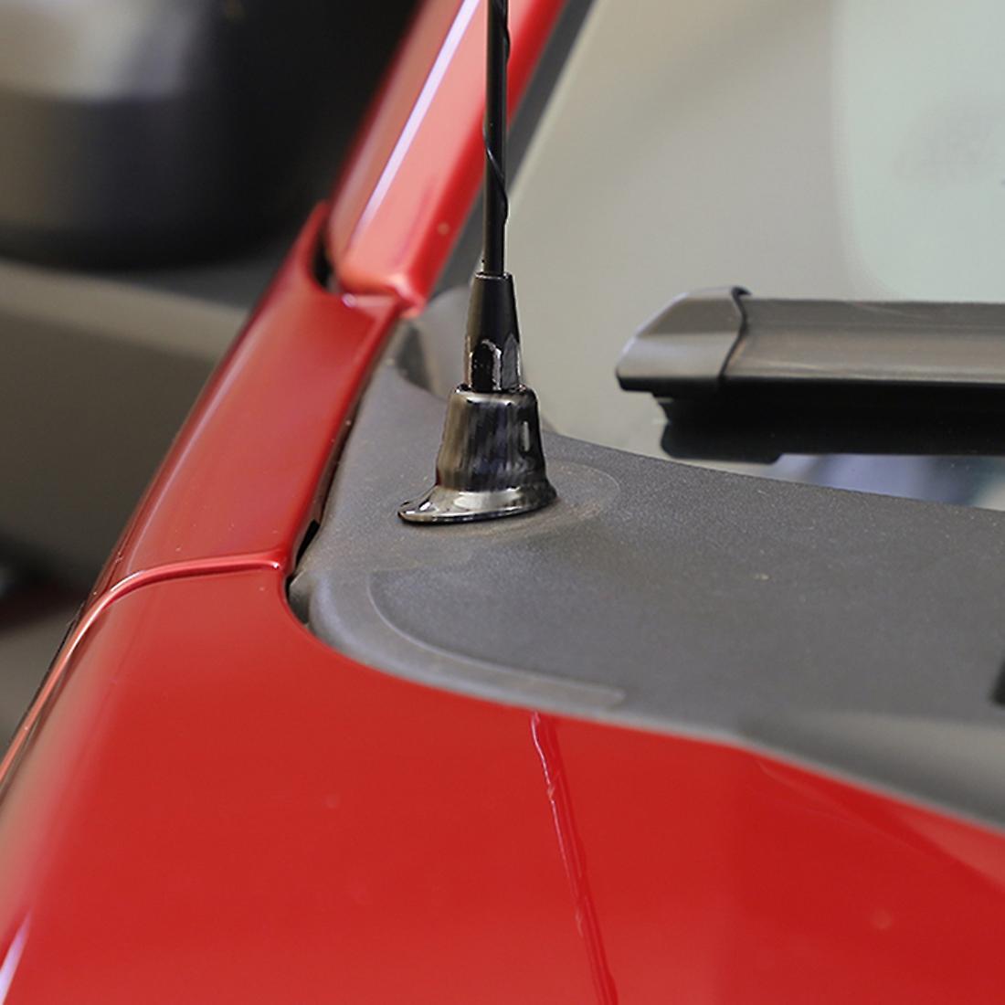 Car Radio Antenna Base Cover Trim Fit for Ford,abs Carbon Fiber