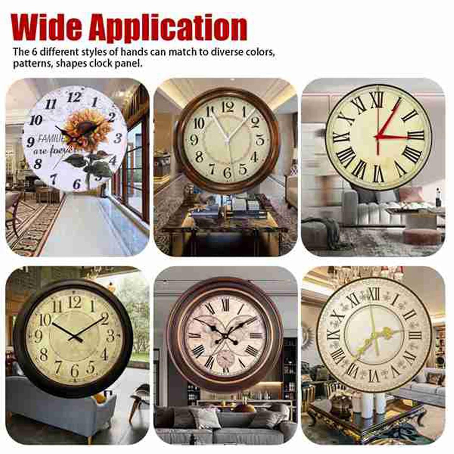 Diy Clock Quartz Clock Movement Mechanism Glowing Hands Motor Kit