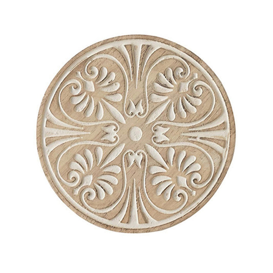 Round Potholder Cork Wood Pallet Coaster Heat Resistant Mat Mug B