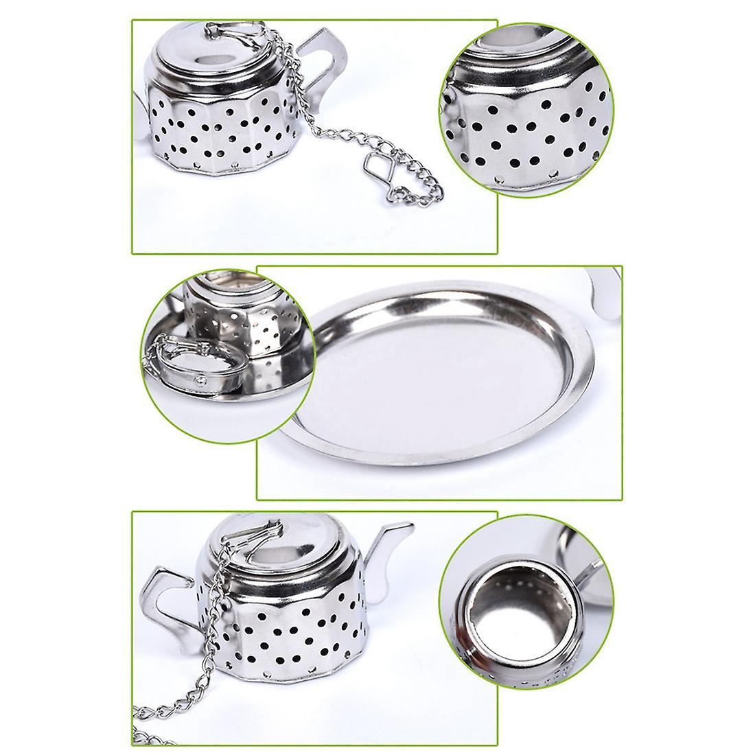 Stainless Steel Teapot Tea Maker Spice Drink Filter Herbal Filter
