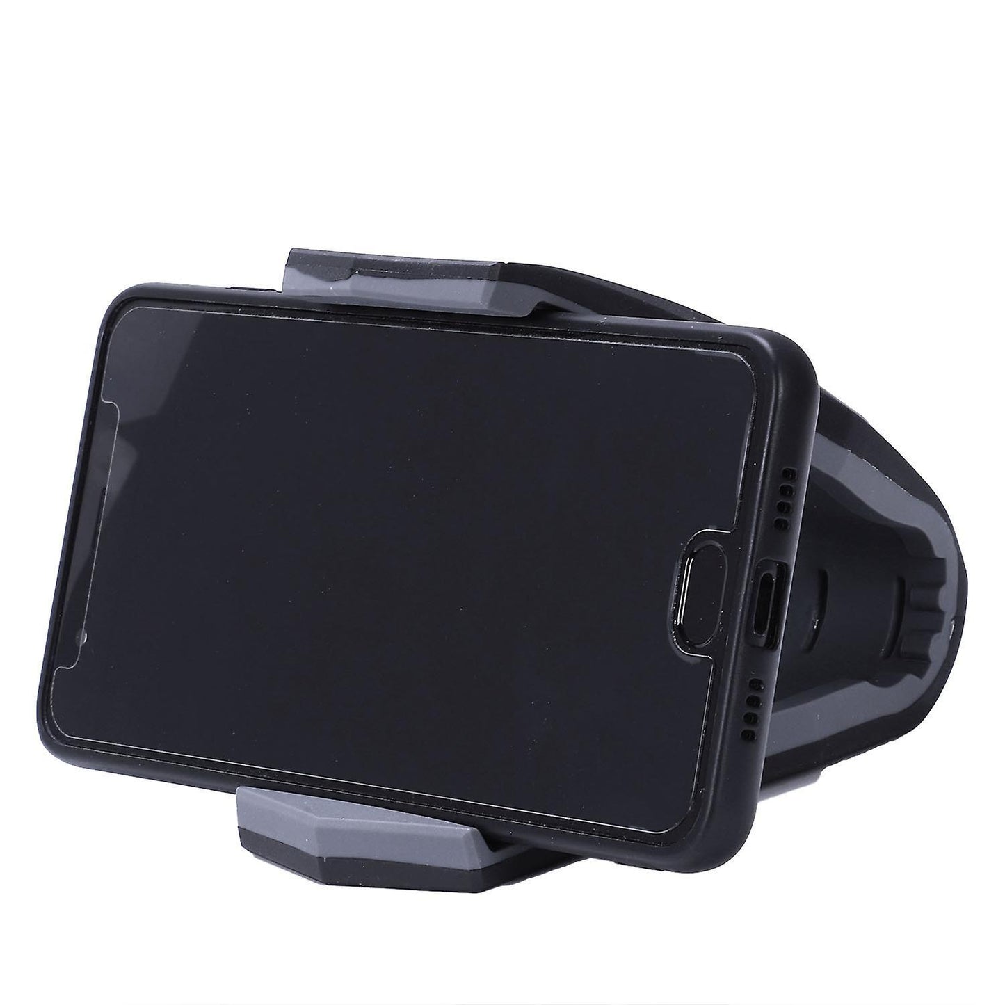 Universal Crocodile Clip Car Phone Gps Mount Holder Stand, Grey