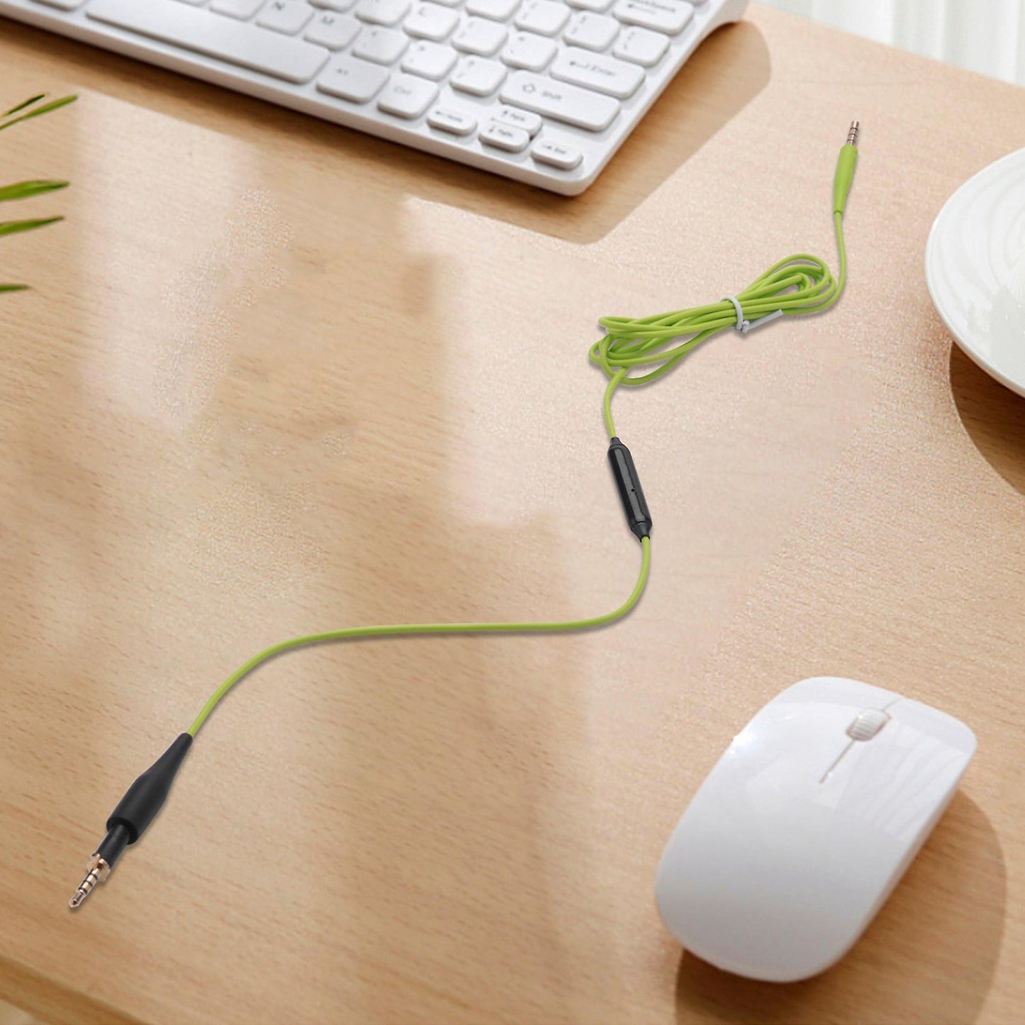 Replacement Cable Audio Cord for Akg K430 K450 K451 Headphones Green