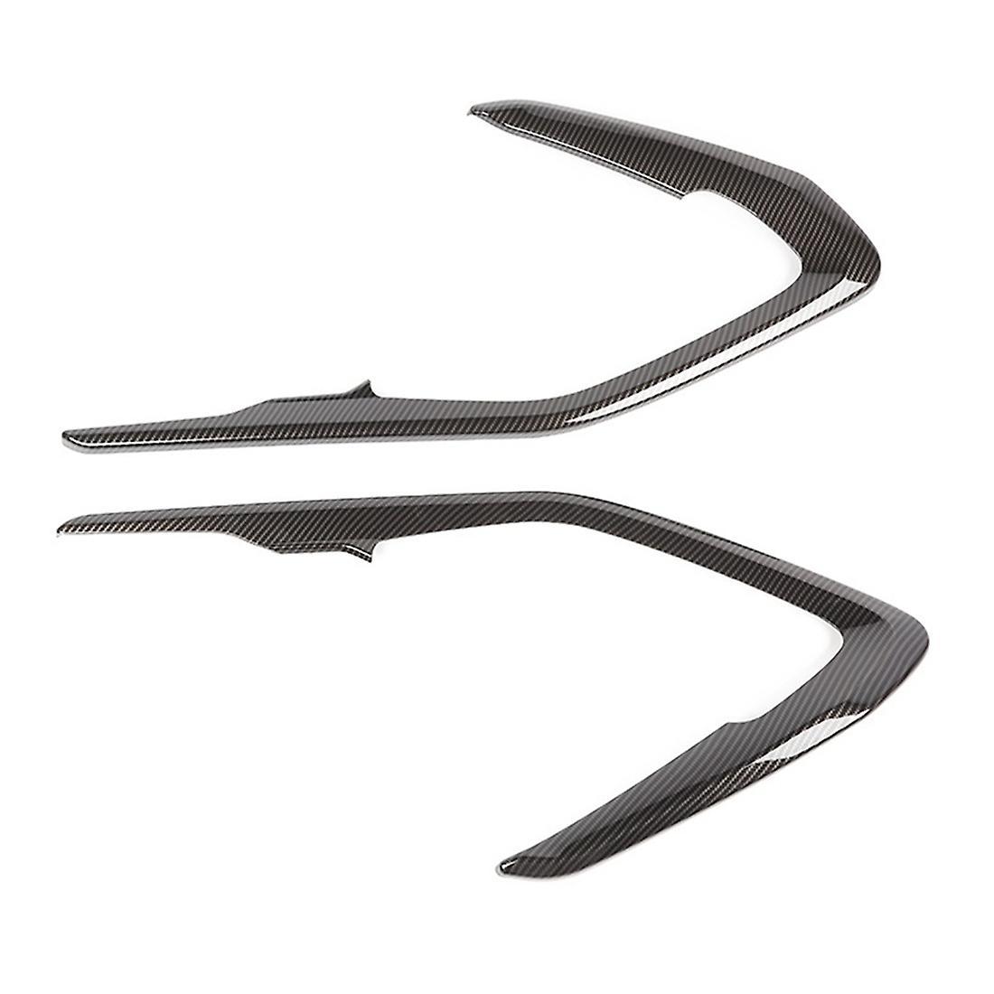 Car Interior Door Decoration Cover Trim Stickers, Abs Carbon Fiber