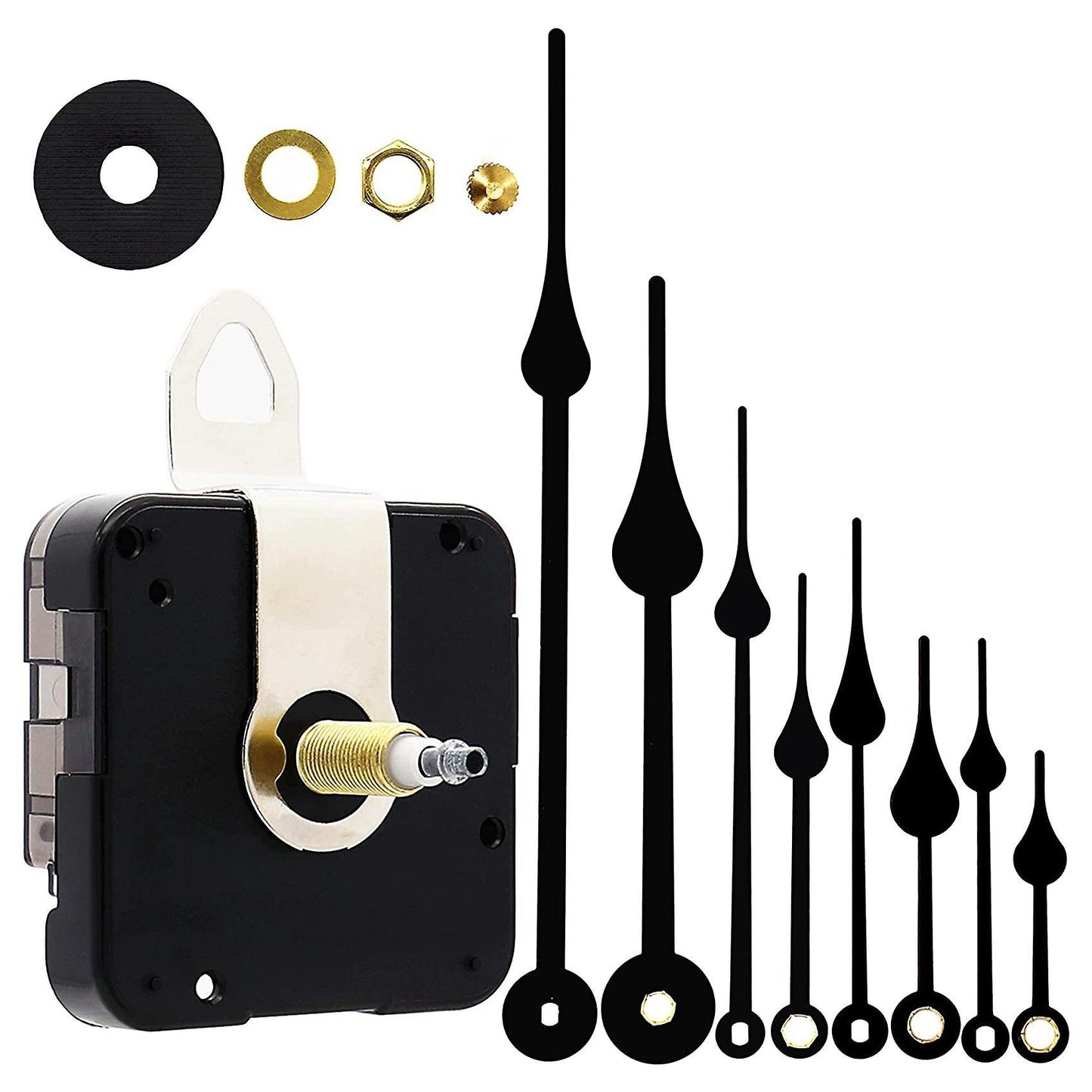 28mm Long Shaft Quartz Movement with 4 Pairs Hands Diy Clock Repair A