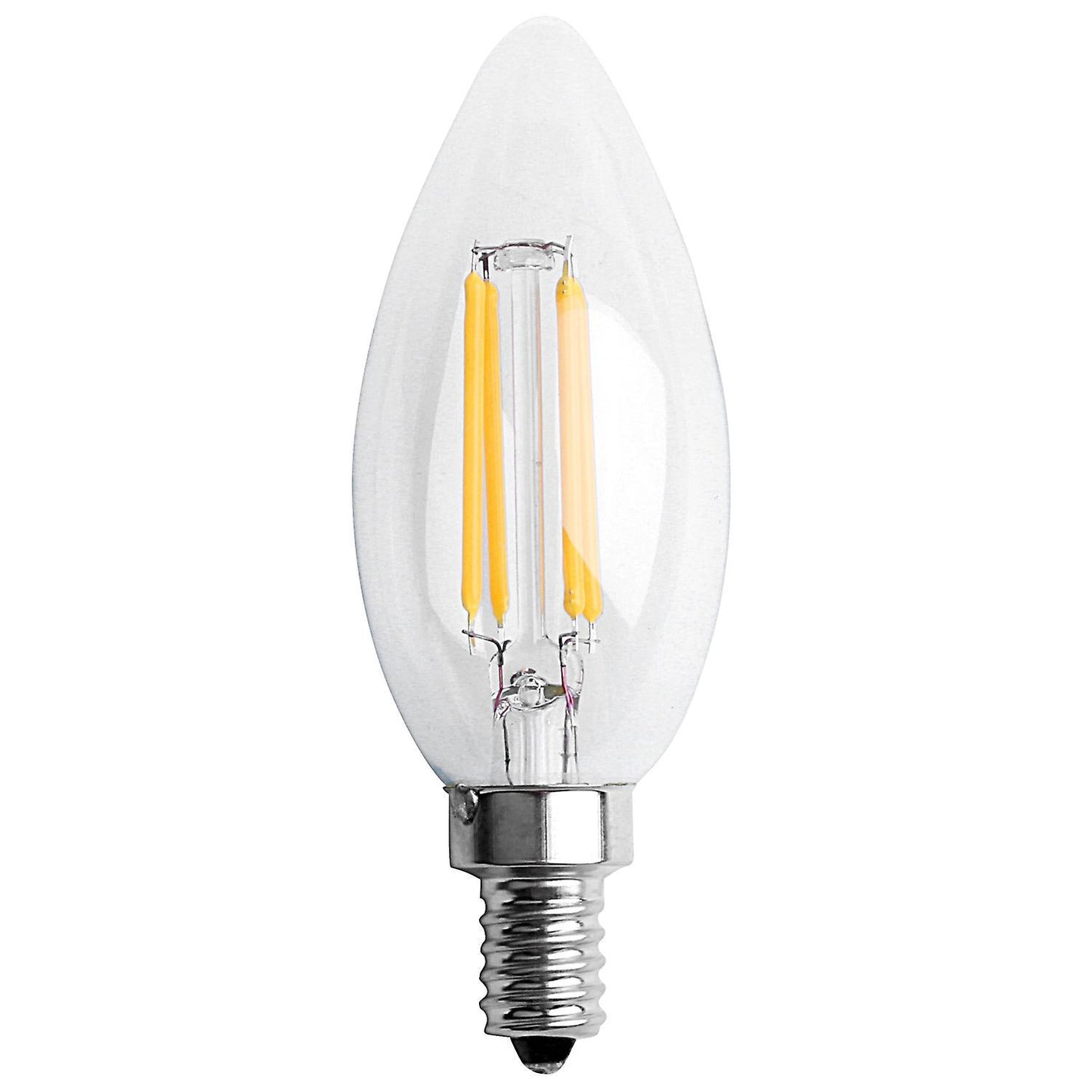 E12 4w Edison Candle Flame Filament Led Light Bulb Lamp 10*3.5cm