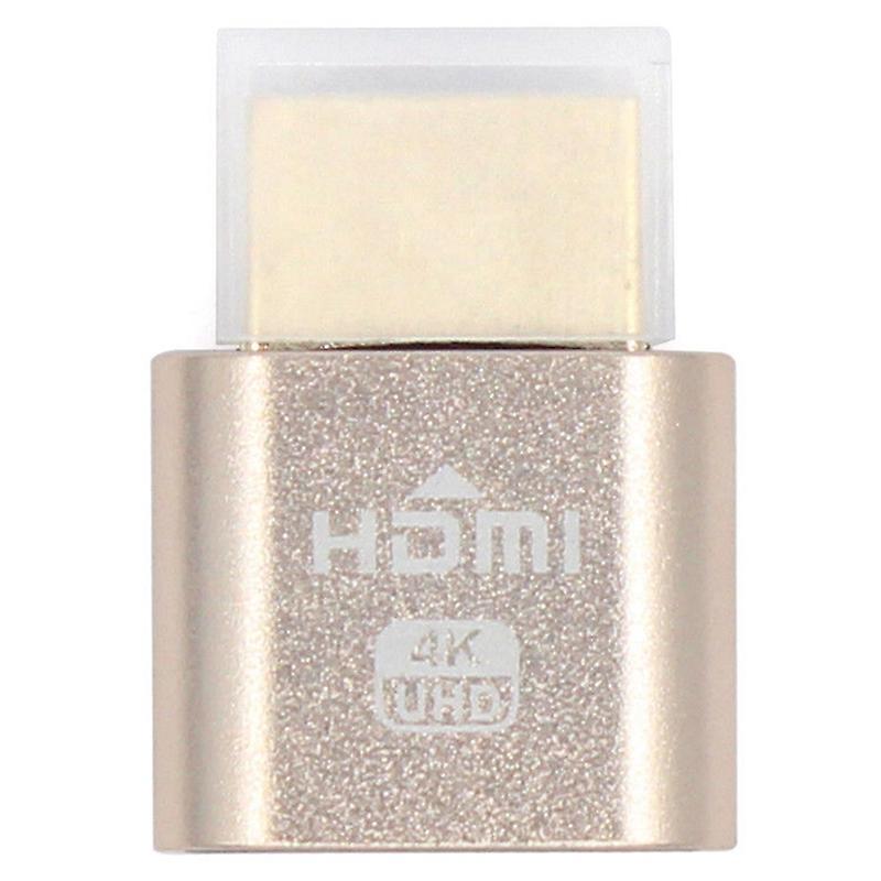 Vga Virtual Display Adapter Male Dummy Plug Edid Lock Plate