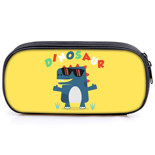 Cartoon Single-layer Pencil Case, Simple Stationery Storage Bag G