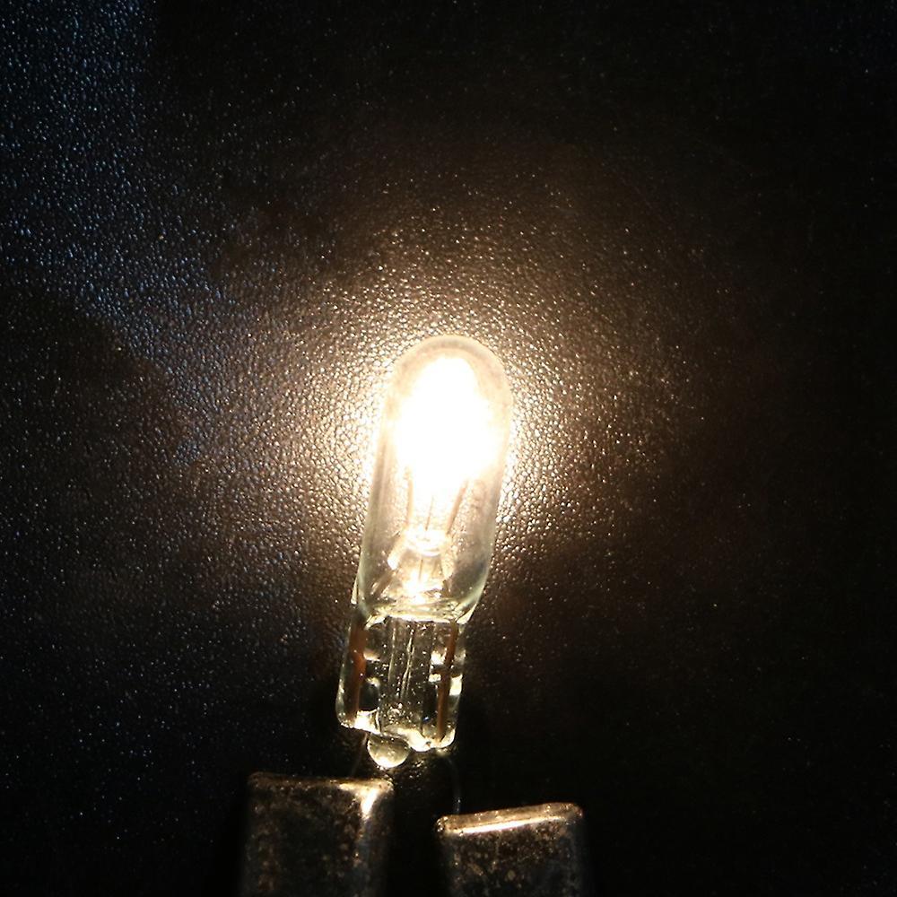 100pcs T5 286 Bulb Basic Miniature Bulb for License Plate Light Side