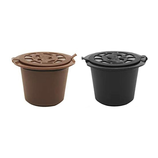 2pcs for Nespresso Line Coffee Machine Refillable Capsules Cups