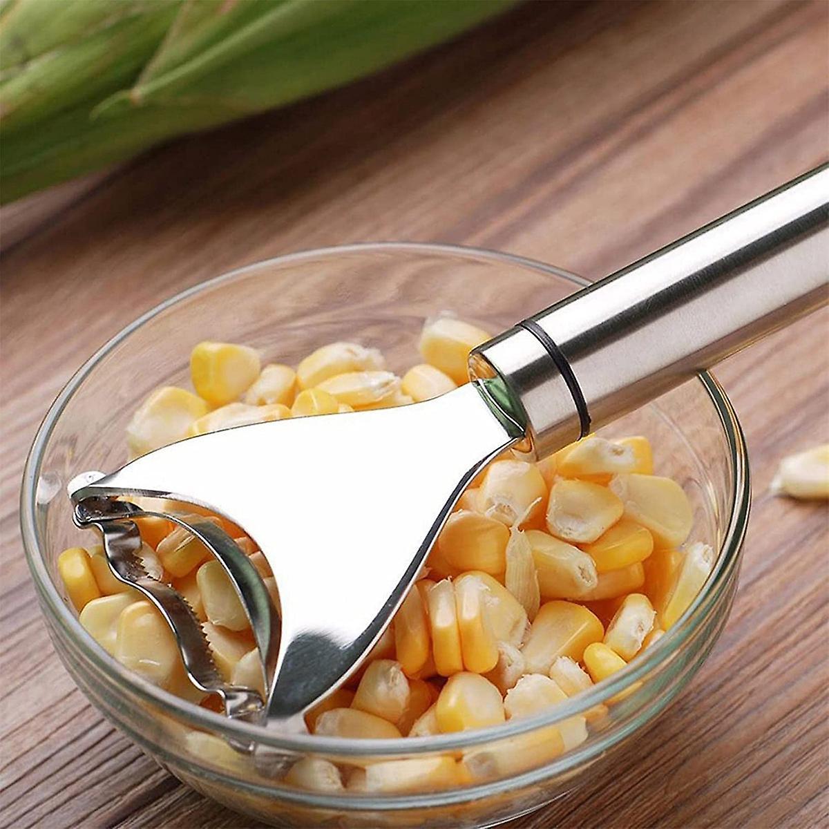 2pcs Corn Peeler Stainless Steel Corn Cob Peeler Corn Stripper Tool