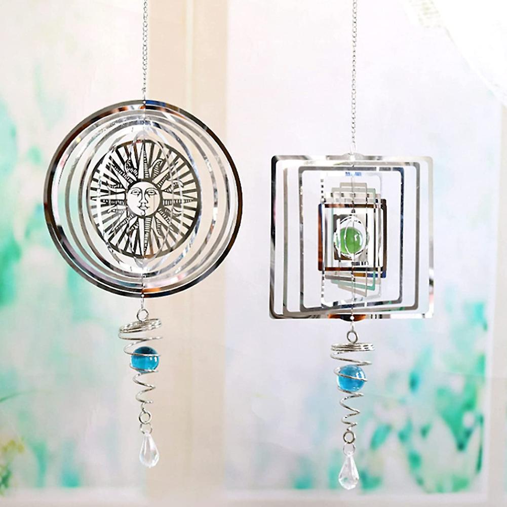 Stainless Steel Indoor and Outdoor Decoration Wind Chimes (sunflower)