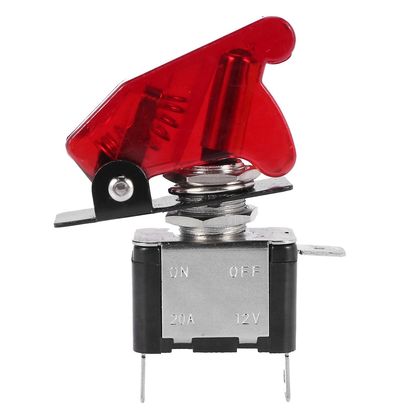 2x 12v 20a Led Light Spst Toggle Rocker Switch Control On/off 2pins