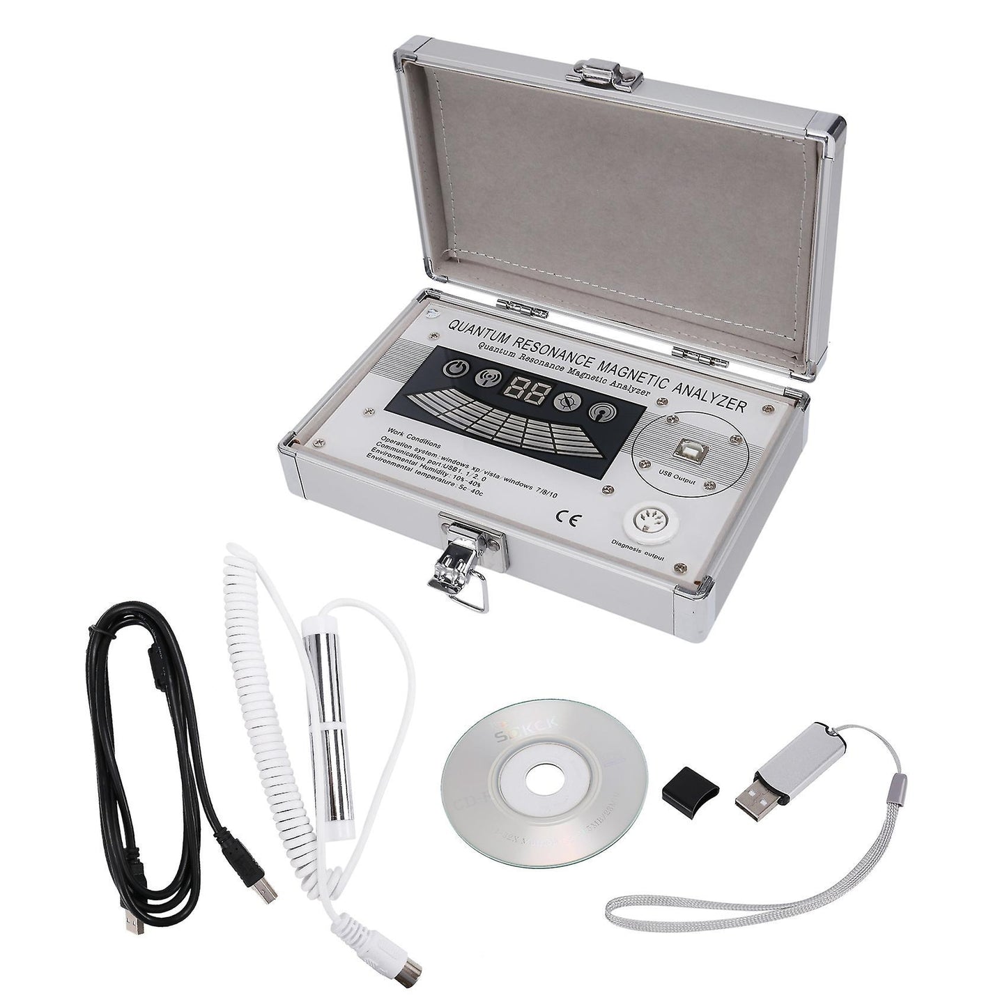 Quantum Resonance Magnetic Analyzer for Sub-health Test-spanish