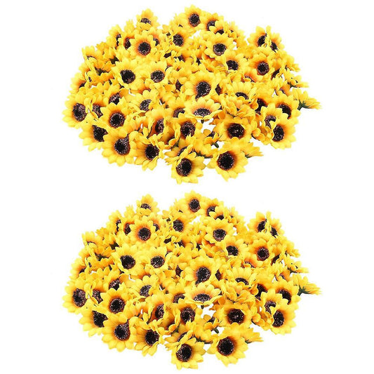 Approx 200pcs Artificial Gerbera Daisy Flowers Heads for Diy Wedding