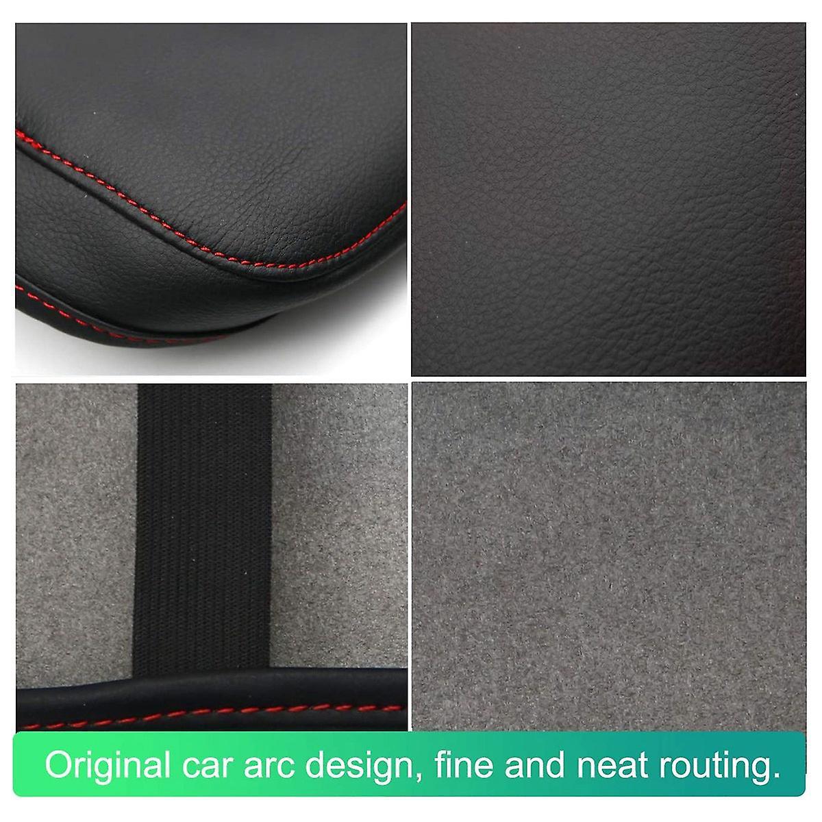 Car Center Console Armrest Cover Protector for Hyundai Kona Red