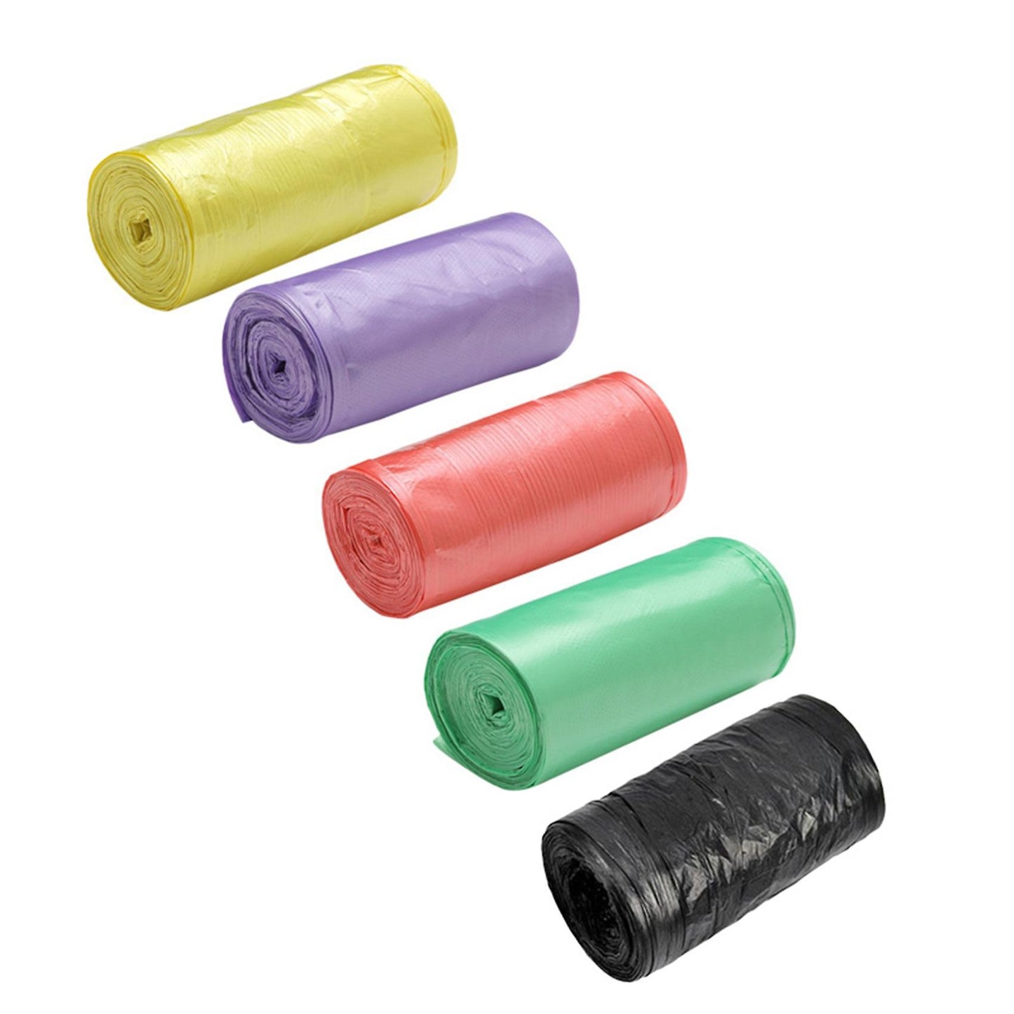 1 Rolls 50 X 46 Cm Garbage Bags Single Color Thick Plastic Bag Black