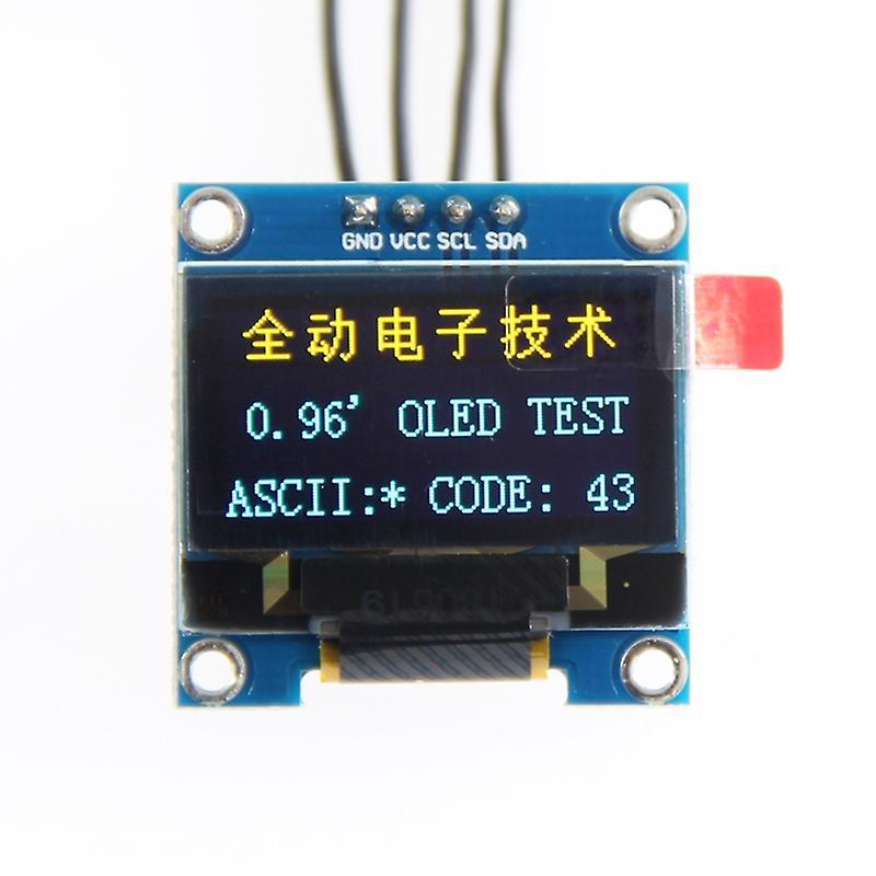 0.96 Inch 128x64 Oled Lcd Led Module for Arduino Kit Blue Display