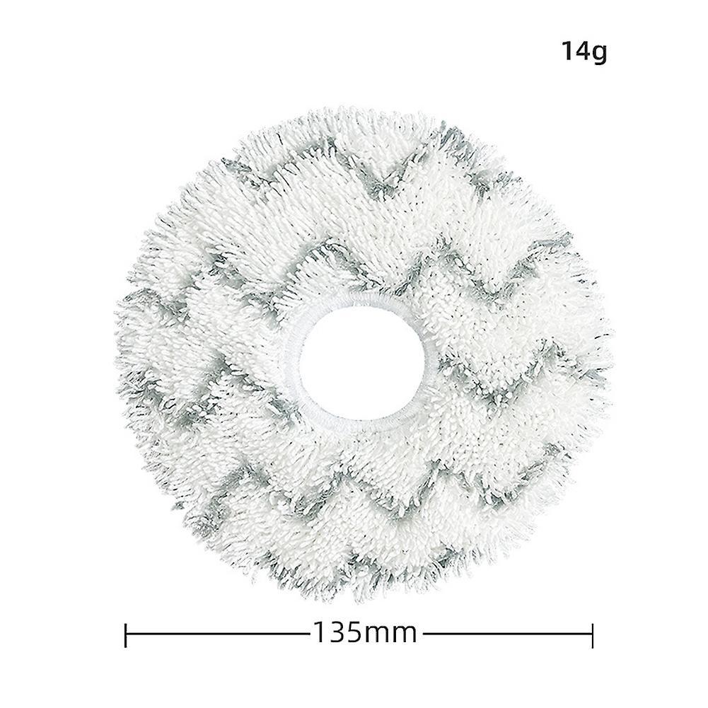 4pcs Wave Pattern Mop Cloth for Ecovacs Deebot X1 Omni Turbo Robot