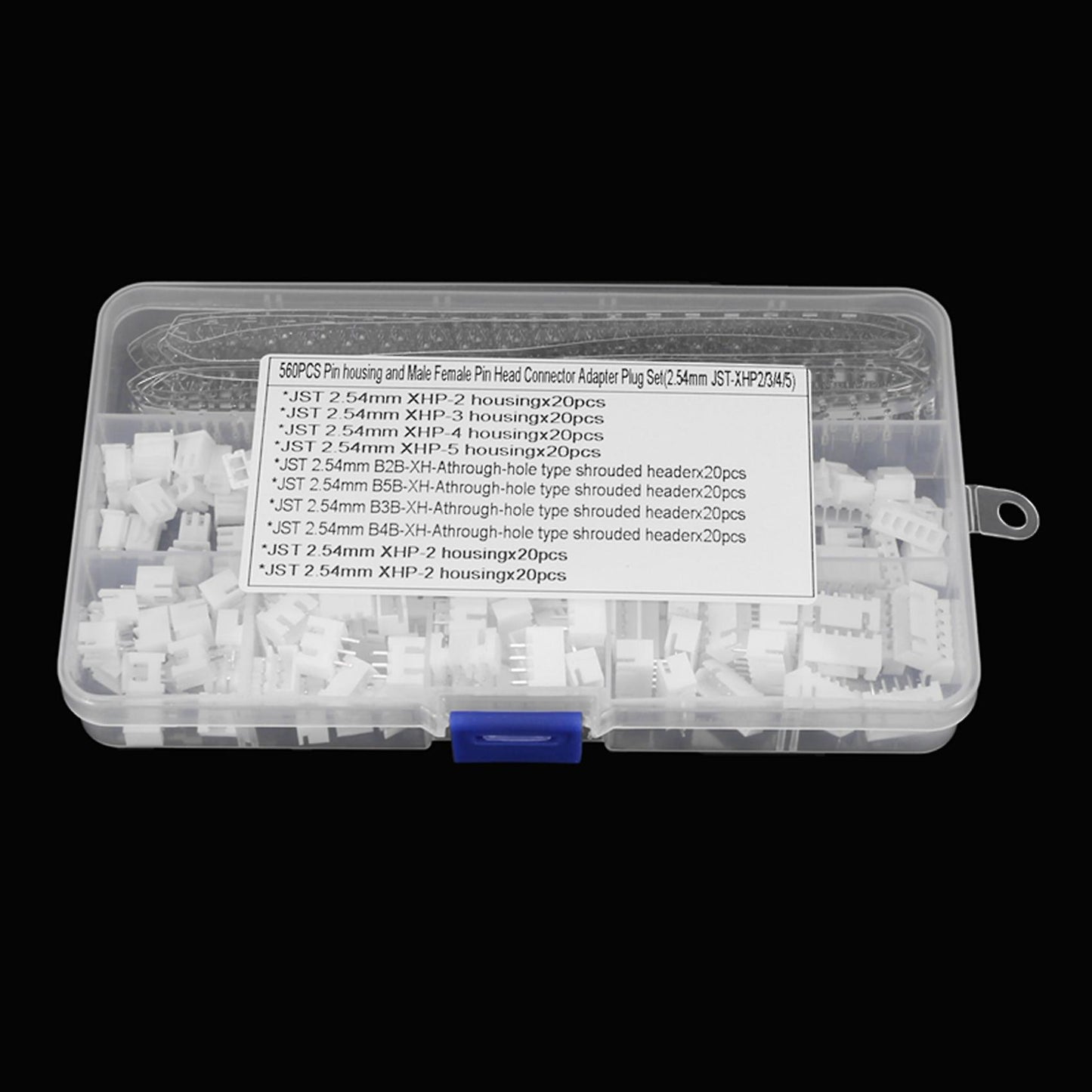 560pc 2.54mm Jst-xhp 2/3/4/5 Pin Housing
