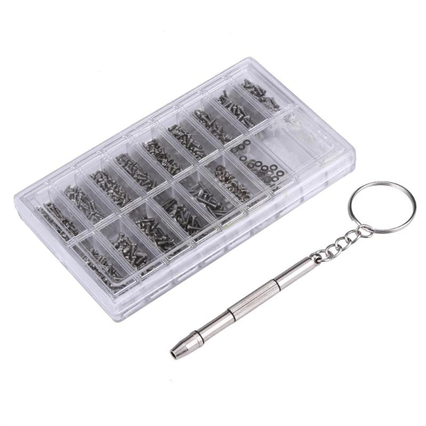 Sunglasses Glasses Repair Tool, Stainless Steel Screws and Nose Pads
