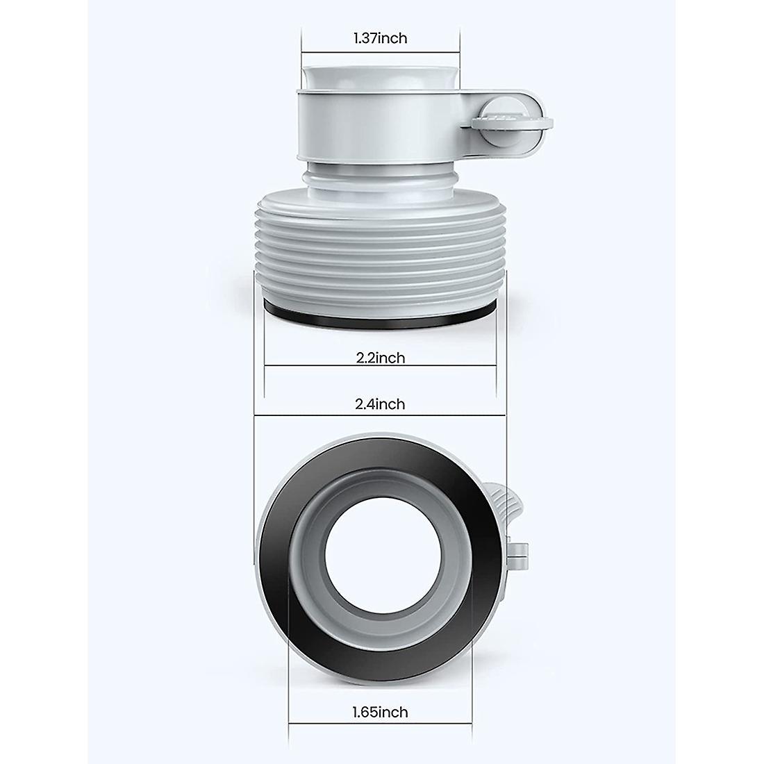 2 Pcs 1.25 Inch to 1.5 Inch Type B Hose Adapters Hose Conversion