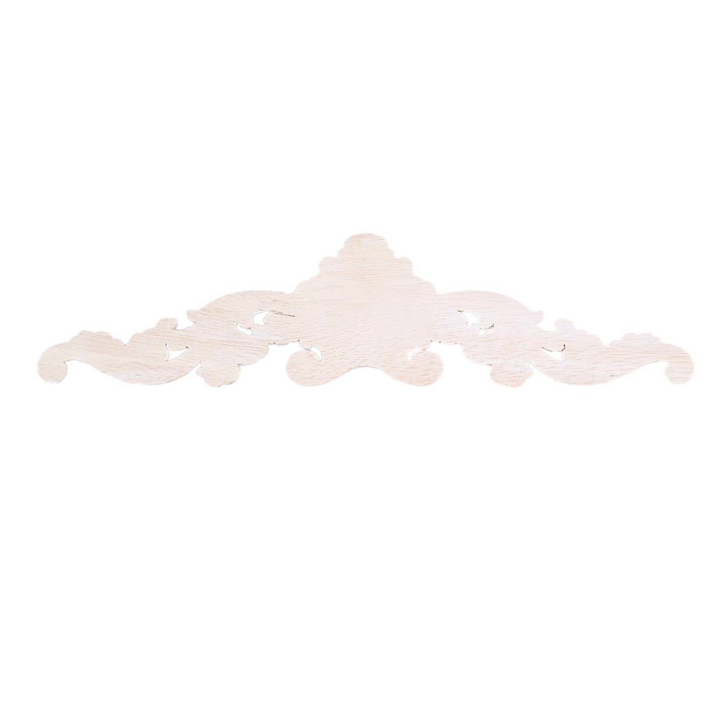 30 X 8 X 1cm Wood Carved Corner Onlay Applique Frame Decor Furniture