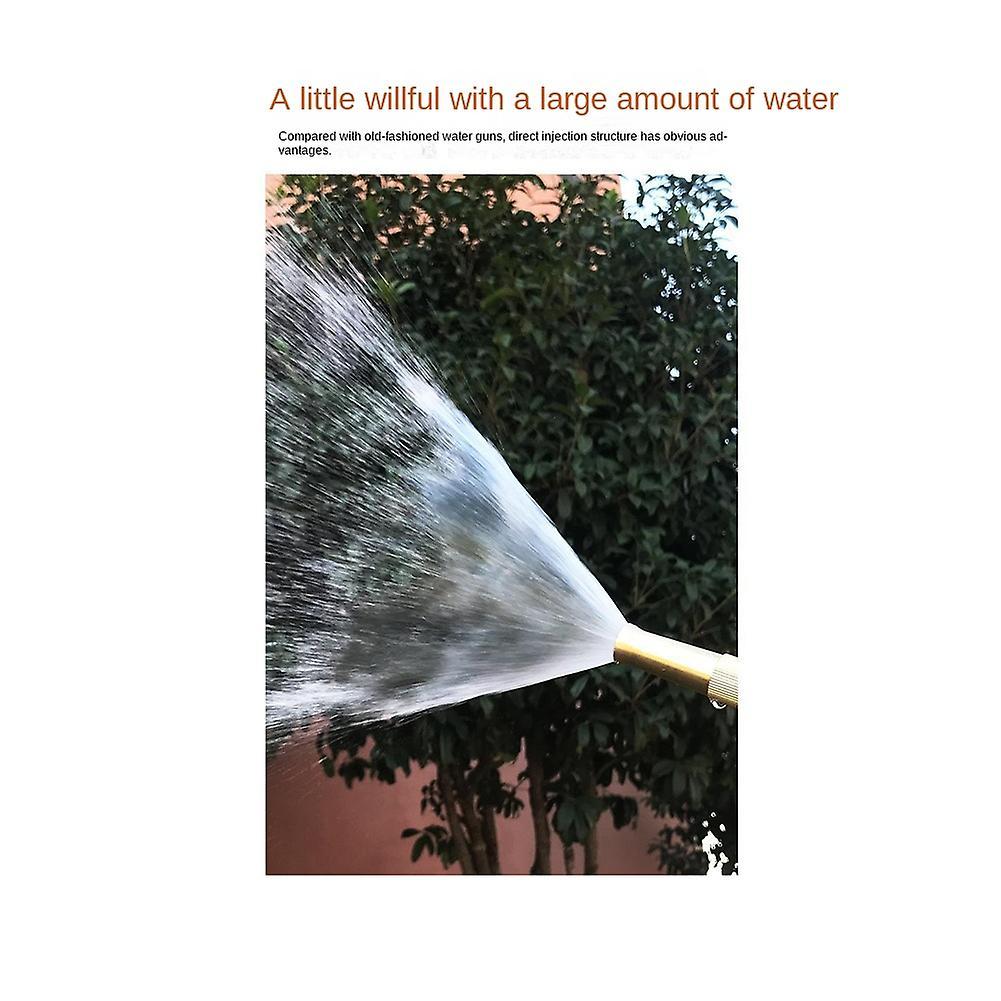 Brass High Pressure Car Wash Adjustable Hose Nozzle Garden Tool