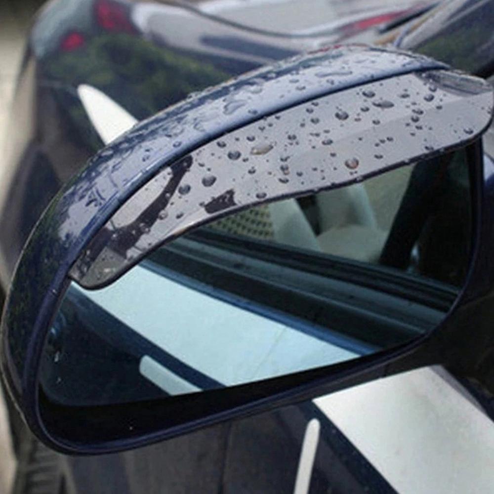 Car Rearview Mirror Rain Eyebrow Protector Rain Cover Transparent