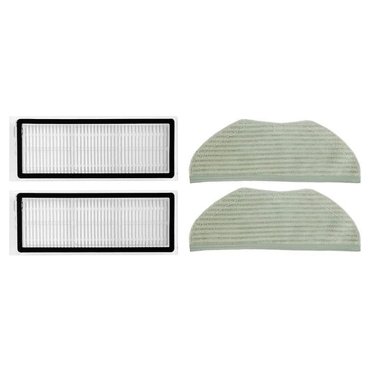4pcs Hepa Filter Mop Cloth Rag for 360 S9 X95 X90 Vacuum Cleaner