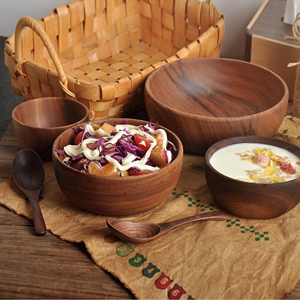 Acacia Wood for Fruits, Noodle, Salad Wooden Spoon 6.1x1.5inch