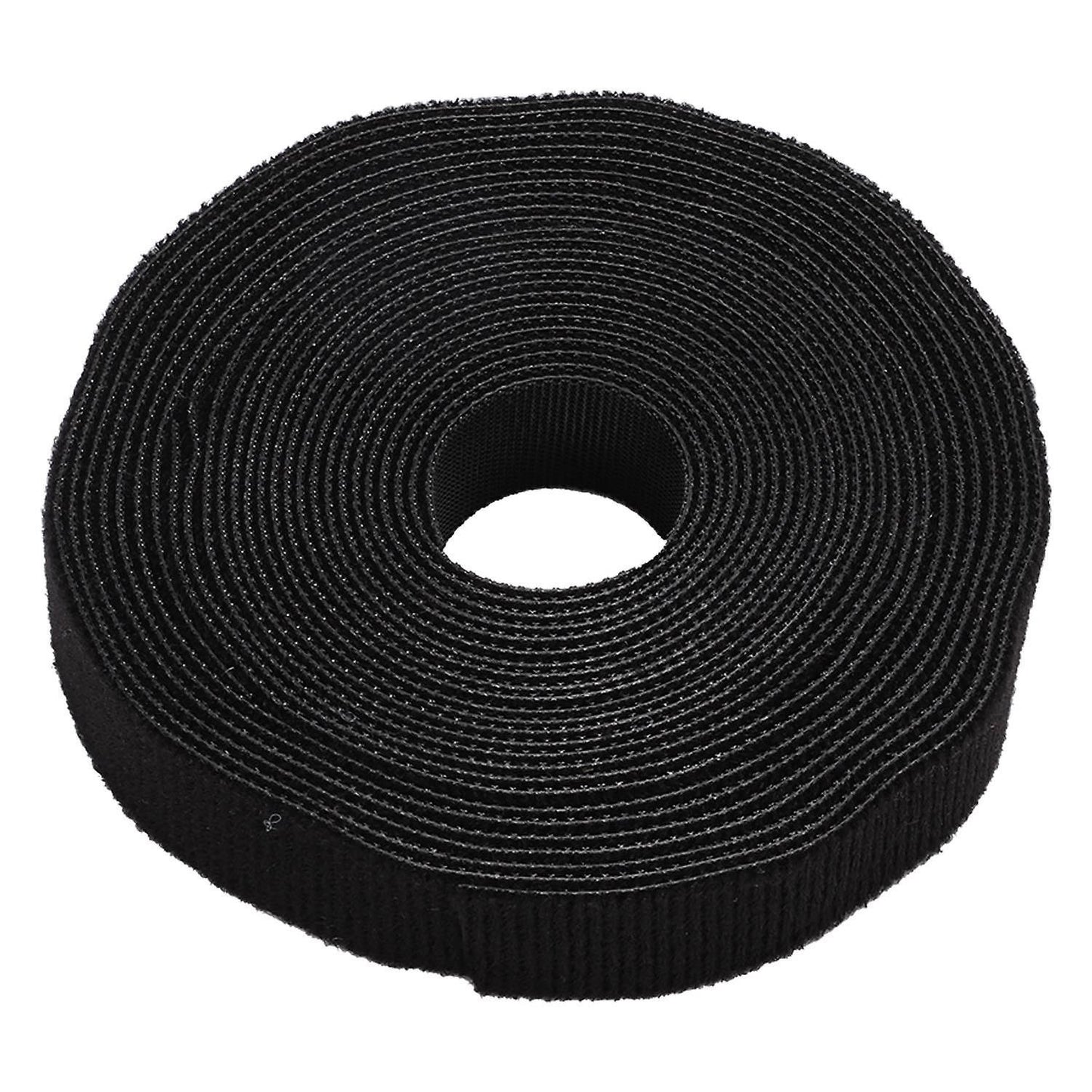 Fastening Tape 2cm Hook & Loop Fastening Tape Cable Ties 5m Black