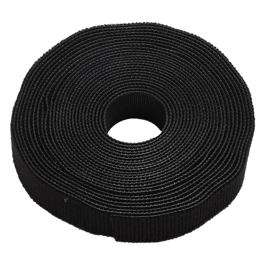 Fastening Tape 2cm Hook & Loop Fastening Tape Cable Ties 5m Black