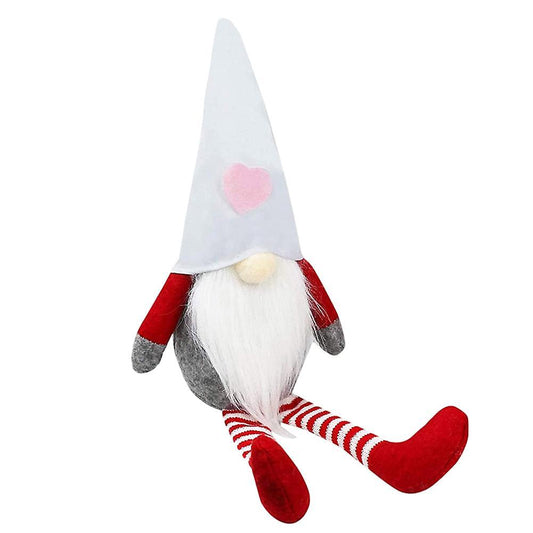 Gnome Long-legged Festive Plush Rudolph Doll Toy for Valentines,a
