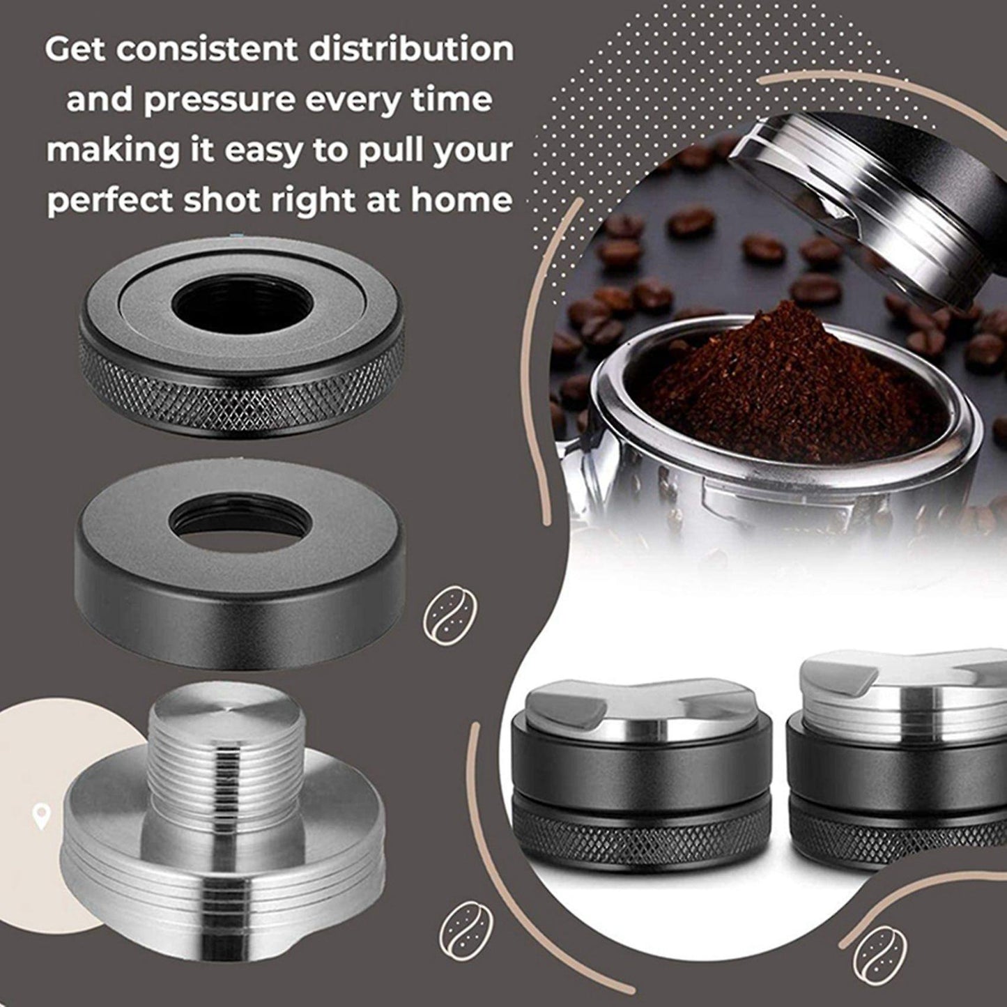 Coffee Bottomless Portafilter for Breville Filter 54mm Filter